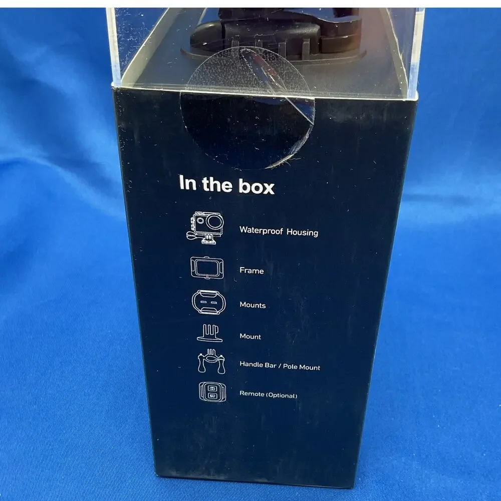 Sports Action Camera 4K Ultra HD 12MP Waterproof 30M NEW SEALED